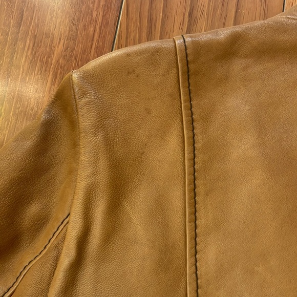 3.1 Philip Lim Brown Leather Jacket - Picture 11 of 12